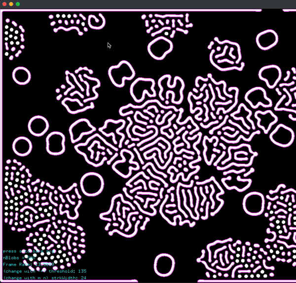 reaction diffusion simulation